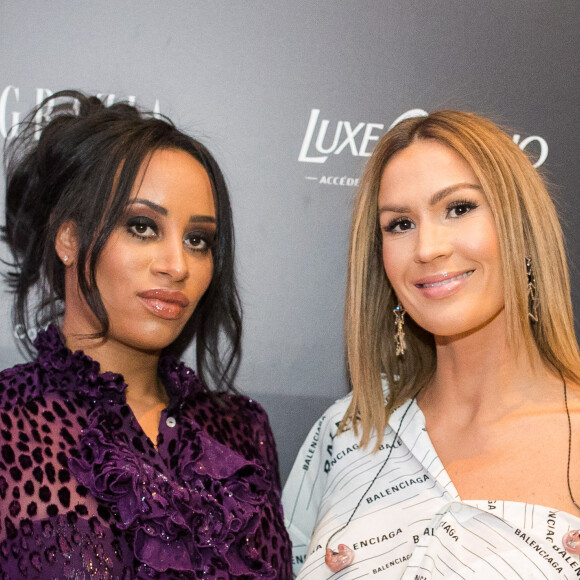 Exclusif - La chanteuse Vitaa et Demdem Djuna lors du photocall de la 14ème édition du Casa Fashion Show au Sofitel Casablanca Tour Blanche à Casablanca, Maroc, le 20 avril 2019. © Philippe Doignon/Bestimage