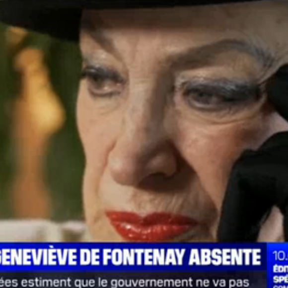 Geneviève de Fontenay évoque le centenaire de Miss France et Sylvie Tellier sur BFMTV, 26 novembre 2020