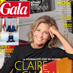 Claire Chazal en couverture du nouveau numéro du magazine Gala