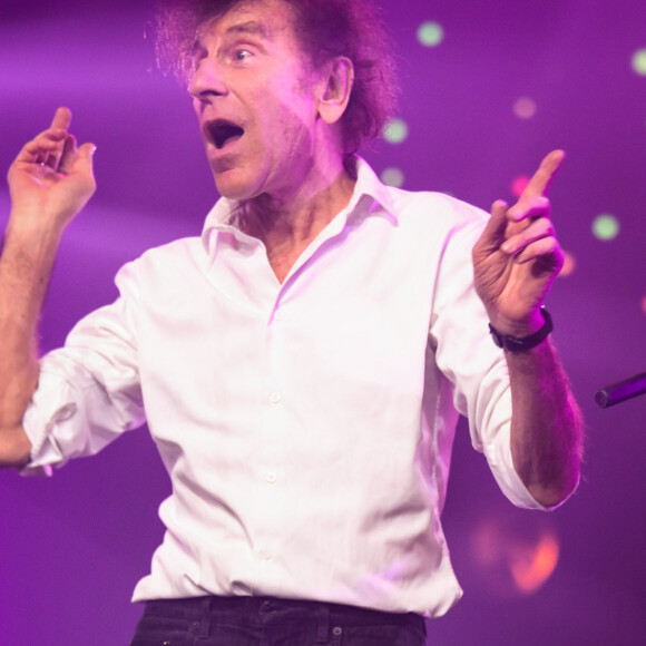Alain Souchon lors du premier "meeting-concert" de Printemps Solidaire au Zénith de Paris, France, le 1er février 2017. © Agence/Bestimage