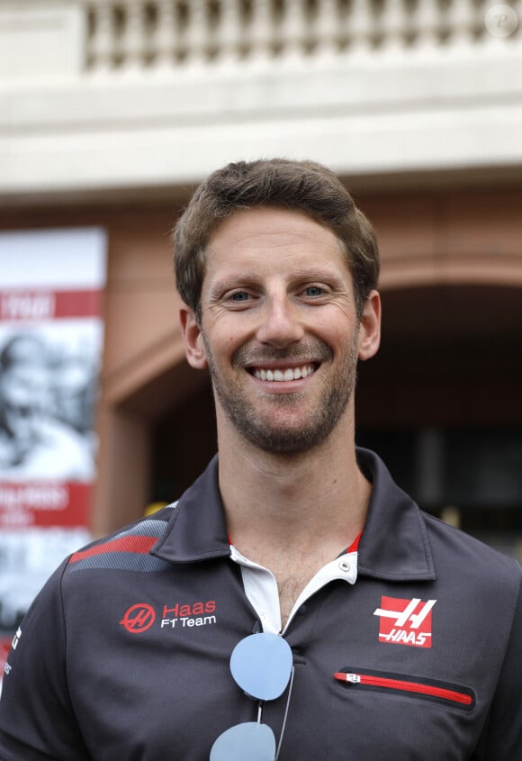Romain Grosjean - Les pilotes lors des essais au 76 ème Grand Prix de Formule 1 de Monaco 2018 le 23 mai 2018 © Claudia Albuquerque / Bestimage