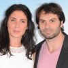 Christophe Dominici et son épouse Lauretta - Avant-première du film "Clochette et le secret des fées" au cinéma Gaumont Marignan. © Guillaume Gaffiot /Bestimage