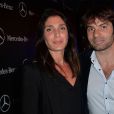 Christophe Dominici et sa femme Loretta - Soirée de lancement du Pop Up Store Mercedes Benz à Paris, le 11 mars 2014. 