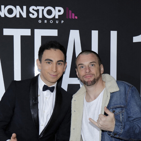 Exclusif - Norbert Tarayre et Jordan De Luxe lors de l'enregistrement de l'émission "L'Instant De Luxe" pour la chaine Non Stop People. Le 24 novembre 2020 © Cédric Perrin / Bestimage