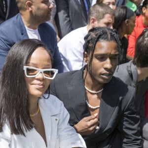 Rihanna et ASAP Rocky - People au défilé de mode Homme printemps-été 2019 "Louis Vuitton" à Paris. Le 21 juin 2018 © Olivier Borde / Bestimage