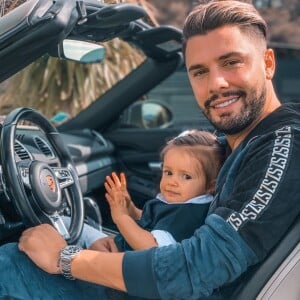 Kevin Guedj avec sa fille Ruby, le 10 octobre 2020, sur Instagram