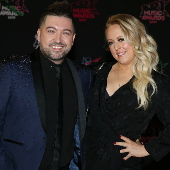 Chris Marques et sa compagne Jaclyn Spencer - 21ème édition des NRJ Music Awards au Palais des festivals à Cannes le 9 novembre 2019. © Dominique Jacovides/Bestimage