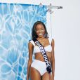 Kenza Andreze-Louison, Miss Guadeloupe, en bikini pour l'élection de Miss France 2021.