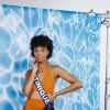 Séphorah Azur, Miss Martinique, en bikini pour l'élection de Miss France 2021.