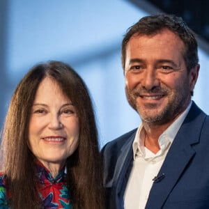 Irène Frain lors de l'enregistrement de l'émission "Animaux Stars" présentée par Bernard Montiel qui sera diffusée le 5 décembre 2020 à 17h30. Le 22 septembre 2020. © Jeremy Melloul/Bestimage