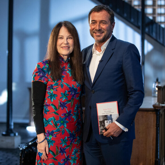 Irène Frain lors de l'enregistrement de l'émission "Animaux Stars" présentée par Bernard Montiel qui sera diffusée le 5 décembre 2020 à 17h30. Le 22 septembre 2020. © Jeremy Melloul/Bestimage