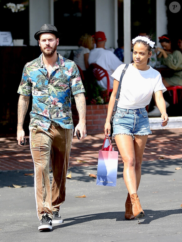 Christina Milian et son compagnon M. Pokora sont allés faire des courses chez Fred Segal à West Hollywood, le 11 mai 2019. 