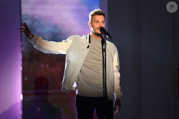 Exclusif - Matt Pokora (M. Pokora) - Enregistrement de l'émission "Vivement Dimanche prochain" au studio Gabriel à Paris, présentée par M.Drucker et diffusée le 28 avril 2019 sur France 2. Le 10 avril 2019 © Guillaume Gaffiot / Bestimage 