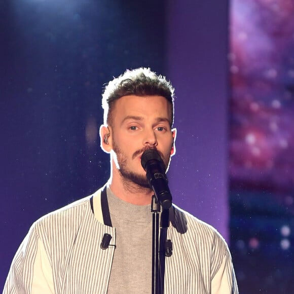 Exclusif - Matt Pokora (M. Pokora) - Enregistrement de l'émission "Vivement Dimanche prochain" au studio Gabriel à Paris, présentée par M.Drucker et diffusée le 28 avril 2019 sur France 2. Le 10 avril 2019 © Guillaume Gaffiot / Bestimage 