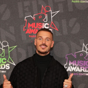 M. Pokora  lors de la 22e édition des NRJ Music Awards à la Seine musicale, le 5 décembre 2020.