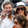 Franck Sémonin et sa femme Hélène lors de la Finale opposant Fabio Fognini à Dusan Lajovic durant le Rolex Monte Carlo Masters 2019 à Roquebrune Cap Martin. © Bruno Bebert/Bestimage