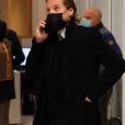 Jean Sarkozy - Sorties du procès des "écoutes téléphoniques" ( affaire Bismuth) au tribunal de Paris, le 07 décembre 2020 . © Christophe Clovis / Bestimage