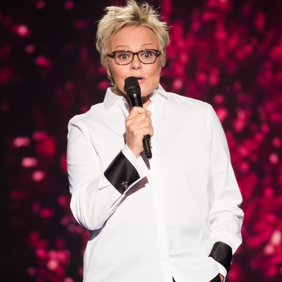 Exclusif - Muriel Robin - Enregistrement de l'émission "La Boîte à secrets 4" à Paris, présentée par F.Bollaert, et diffusée le 10 avril sur France 3. Le 23 janvier 2020 © Tiziano Da Silva / Bestimage