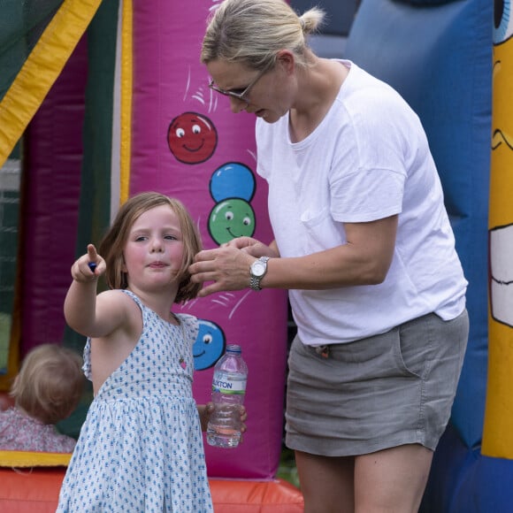 Mia Tindall et Zara Tindall - "2019 Festival of British Eventing" dans le parc Gatcombe au Royaume-Uni. Le 2 août 2019.