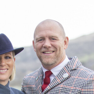 Zara Tindall au 3ème jour du festival de Cheltenham. Le 12 mars 2020 