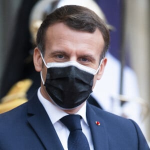 Le président Emmanuel Macron reçoit Abdel Fattah AL-SISSI, Président de la République arabe d'Egypte au palais de l'Elysée à Paris le 7 décembre 2020 © JB Autissier / Panoramic / Bestimage