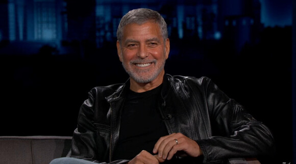 George Clooney dans l'émission Jimmy Kimmel Live! à Los Angeles 