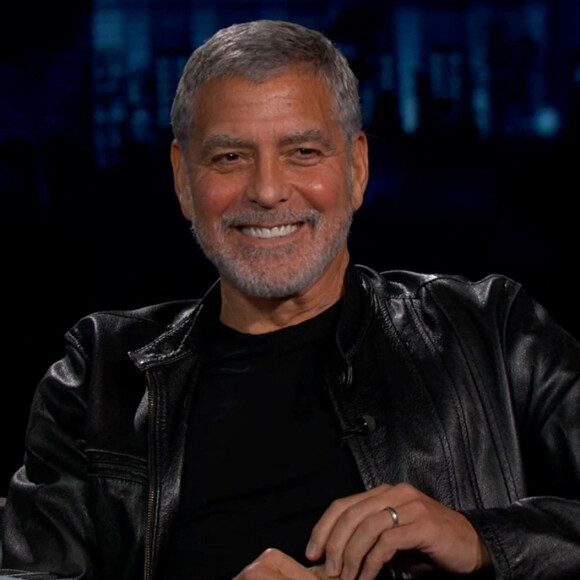 George Clooney dans l'émission Jimmy Kimmel Live! à Los Angeles 