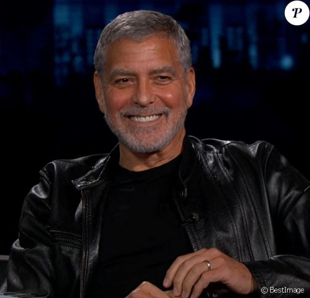 George Clooney dans l'émission Jimmy Kimmel Live! à Los Angeles