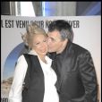 Jean-Marie Bigard et son épouse Claudia à la première du film  Le Missionnaire . 28/04/09