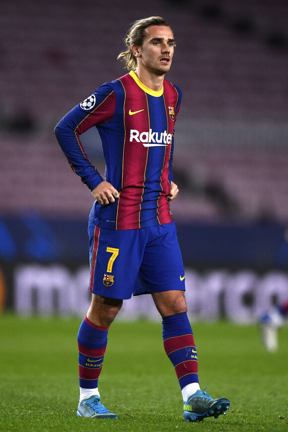 Antoine Griezmann - Match de football Ligue des Champions Barcelone - Juventus de Turin (0-3) à Barcelone le 8 décembre 2020. © Imagesport / Panoramic / Bestimage