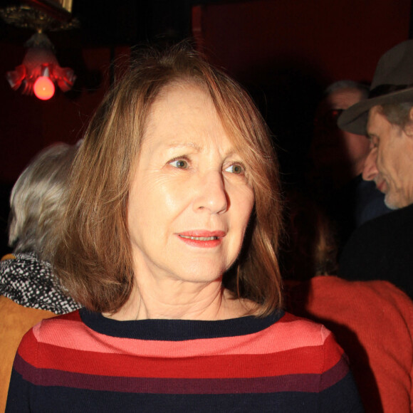Exclusif - Nathalie Baye lors du déjeuner pour la remise d'un chèque pour l'association Les p'tits poulbots de Montmartre au cabaret Chez Michou à Paris, France. Le 19 janvier 2020. © Philippe Baldini/Bestimage