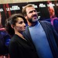 Eric Cantona et Rachida Brakni - Avant-première du film "Les Mouvements du bassin" au MK2 Quai de Seine à Paris le 25 Septembre 2012.