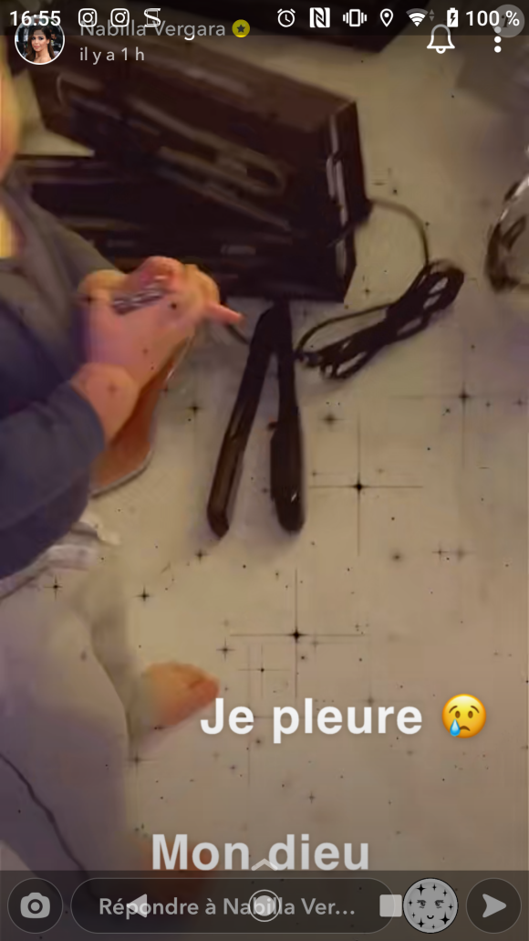 Milann casse les Amina Muaddi de Nabilla Benattia, le 14 décembre 2020