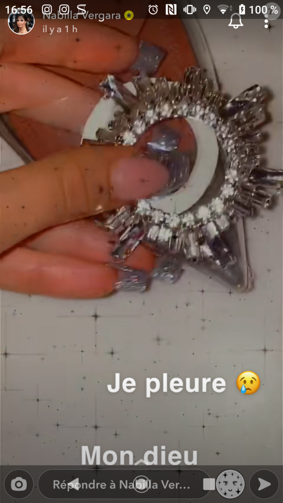Milann casse les Amina Muaddi de Nabilla Benattia, le 14 décembre 2020