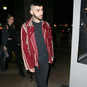 Gigi Hadid et Zayn Malik, réconciliés, sont allés dîner ensemble pour l'anniversaire de Zayn à New York le jour de ses 27 ans. Le 12 janvier 2020.