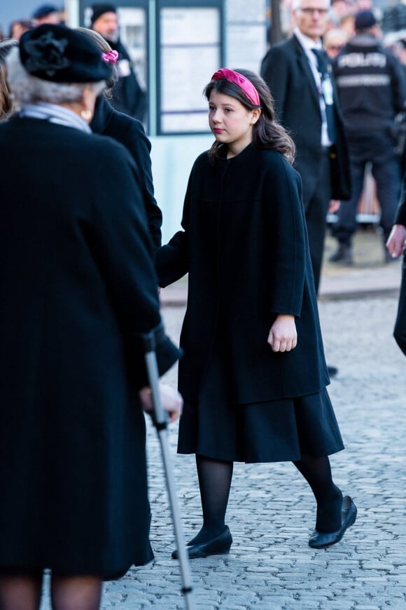 Maud Angelica Behn - Funérailles d'Ari Behn à Oslo le 3 janvier 2020.