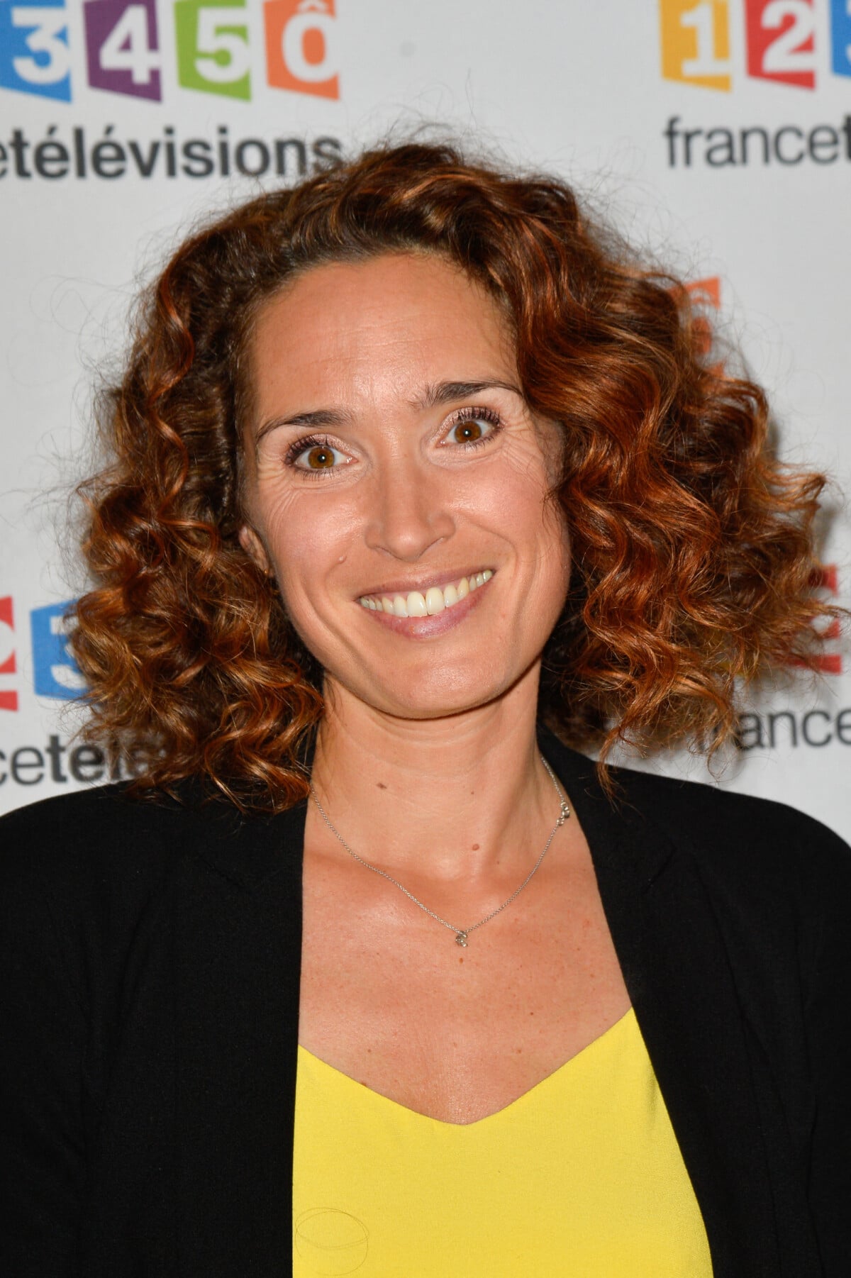 Photo : Marie-Sophie Lacarrau lors du photocall de la présentation de 