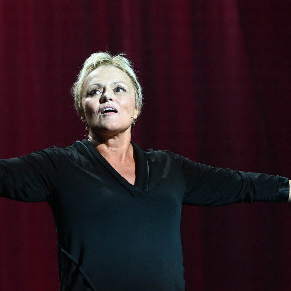 Muriel Robin - Générale du nouveau spectacle "Muriel Robin et Pof !" au Palais des Sports à Paris le 3 octobre 2019. © Coadic Guirec/Bestimage