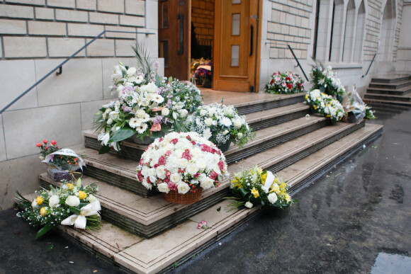 Obsèques de Gérard Houllier en l'église Notre Dame de Grâce de Passy à Paris le 21 décembre 2020.