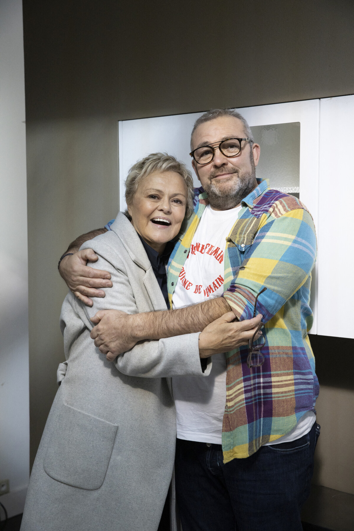 Photo Exclusif Muriel Robin Et Laurent Gamelon Sketch La Maison