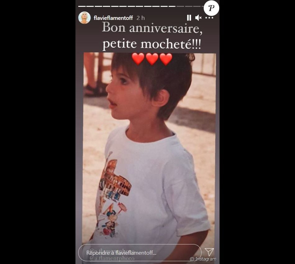 Flavie Flament Souhaite Un Bon Anniversaire A Son Fils Antoine Le 23 Decembre in Purepeople