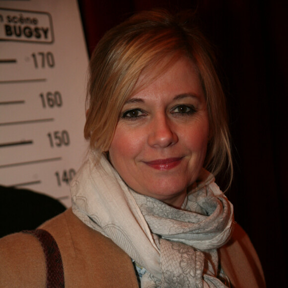 Exclusif - Flavie Flament au photocall du spectacle Ecroué de rire de David Desclos dans la salle mythique du music-hall Bobino à Paris, France, le 1er avril 2019. © JLPPA/Bestimage
