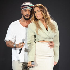 Exclusif - Slimane et Vitaa - Enregistrement de la 2ème partie de soirée de l'émission "La Chanson secrète 6" à la Scène musicale à Paris, qui sera diffusée le 12 décembre sur TF1. Le 8 septembre 2020 Après le succès des précédentes éditions, " LA CHANSON SECRETE ", présentée par N.ALIAGAS et produite par DMLS TV, revient sur TF1. 8 artistes ne savent rien de ce qui va se passer pour eux !  © Gaffiot-Moreau / Bestimage 