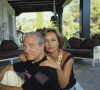 Archives - En France, à Saint-Tropez, rendez-vous avec Caroline CELLIER et son mari Jean POIRET, tous deux en vacances. Le 21 juillet 1985 © Alain Canu via Bestimage