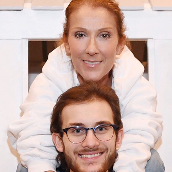 Celine Dion posant avec son fils aîné René-Charles pour ses 18 ans le 25 janvier 2019.
