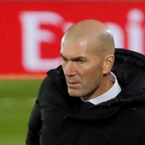 Zinédine Zidane lors du match de football Real Madrid - Athletic Bilbao, Championnat d'Espagne, 19e journée à Madrid, le 15 décembre 2020. © Indira/DAX via ZUMA Wire/Bestimage