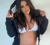 Laura Lempika, enceinte de son premier enfant sur Instagram.