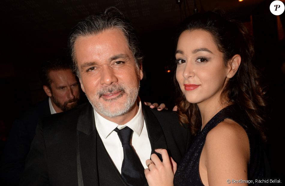 Exclusif - Christophe Barratier et sa fille Violette au cocktail lors de la clôture de la 4ème édition le Festival du Cinéma et Musique de Film de La Baule, France, le 12 novembre 2017. © Rachid Bellak/Bestimage
