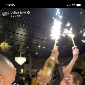 Julien et Manon Tanti font la fête à Dubaï - Snapchat