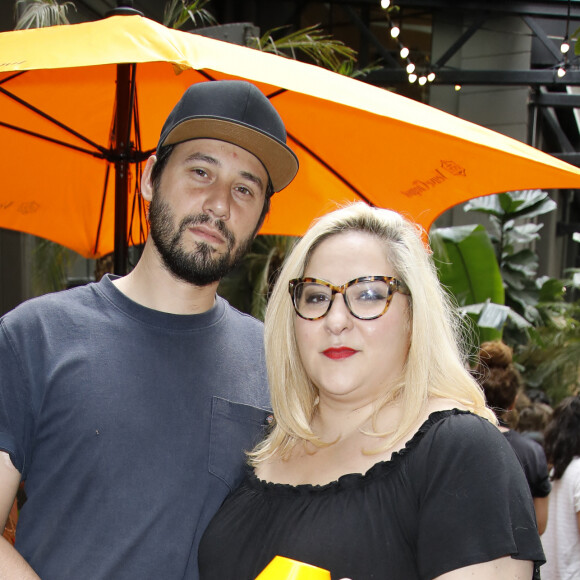 Alexis et sa compagne Marilou Berry lors de la soirée organisée pour célébrer les 10 ans de la salle de sports le "Klay Club" à Paris, le 28 juin 2019. © Marc Ausset-Lacroix/Bestimage